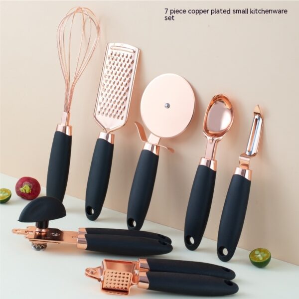 Kitchen Household Peeler Gadget Copper Plating Set - Image 4