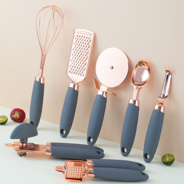 Kitchen Household Peeler Gadget Copper Plating Set - Image 3